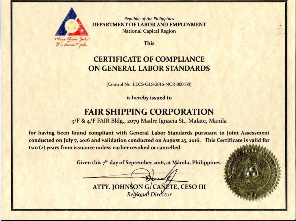 Certificate-of-Compliance